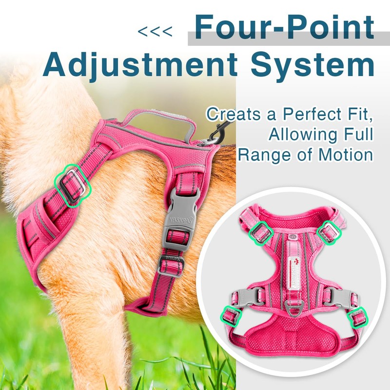 BARKBAY Dog Harness No Pull with ID Tag Pocket -