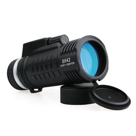 SVBONY SV42 8x42 Monocular for Adults, Compact Monocular Built-in Compass Rangefinder, FMC Waterproof Fogproof, Telescope for Bird Watching