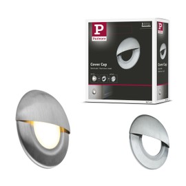 Paulmann 93743 Special LED Recessed Light Cover Approximately 87mm Stainless Steel Cap