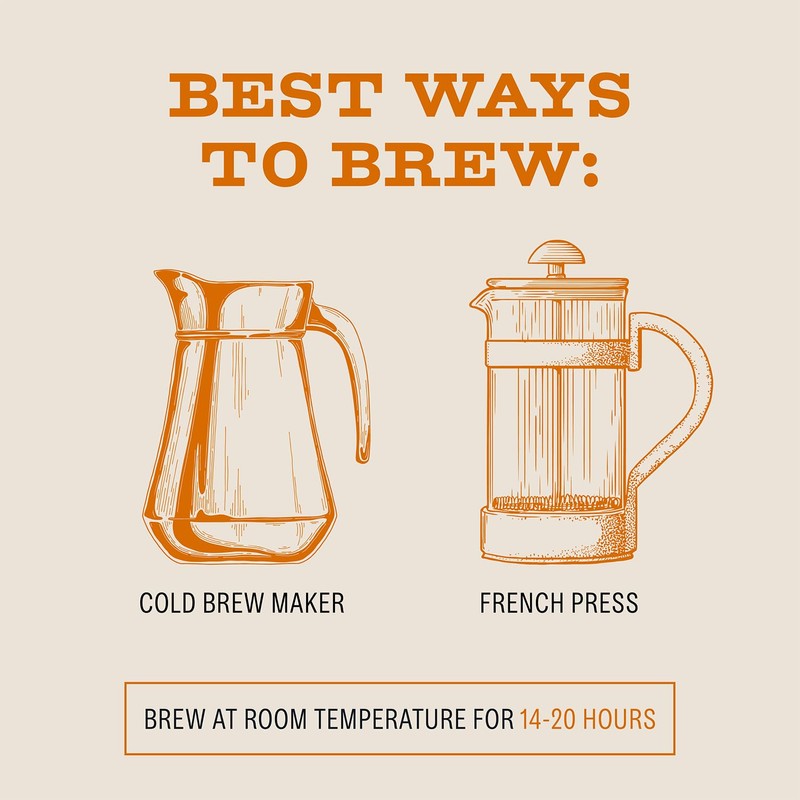 Bizzy Organic Cold Brew Coffee | Breakfast Blend | Coarse