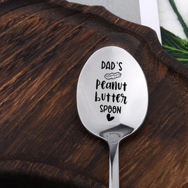 Dad Daddy Birthday Gifts for Father Christmas Retirement Gifts for Step Dad Gift for Dad Peanut Butter Lover Gift for Papa Gifts from Daughter Son I Love Daddy Gifts for Dads Peanut Butter Spoon
