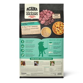 ACANA Wholesome Grains Dry Dog Food, Lamb & Pumpkin Recipe, 4lb
