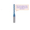 HZBIAO CNC Spiral Router Bit NACO Coating Up Cut End