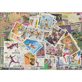 Prophila Collection Motifs 50 Different Athletics Stamps (Stamps for Collectors) Sport Other