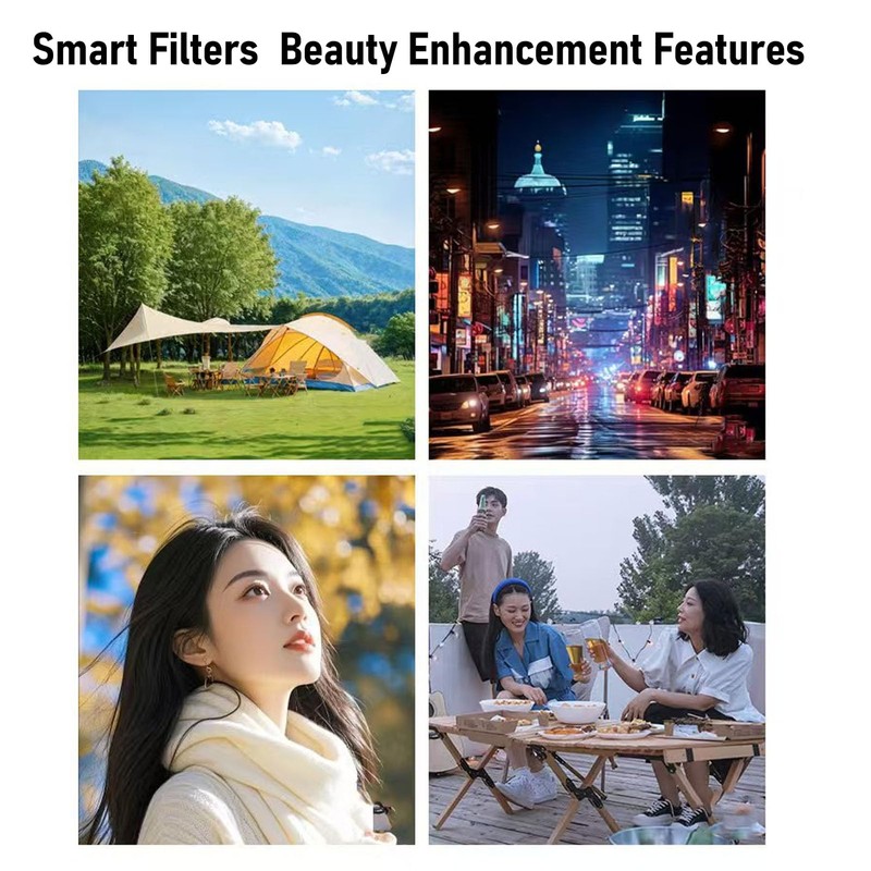 Bewinner 5K Vlog Camera with Dual Screen, 80MP Photo, 18X