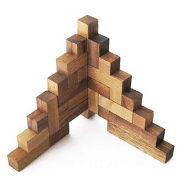 Pentamino YASUMI Jigsaw Puzzle, Jigsaw Puzzle Game from 8 years and up, Difficulty Level 6/6. Handmade from solid acacia wood, environmentally friendly, CE standards. Create figures in 2D and 3D.