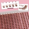 Mayhug Mayhug Brown Lashes Clusters Natural Eyelash Extension Fluffy Brown