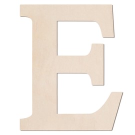 Large Wooden Greek Letters 17 Inch, Big Greek Wood Letters Ε Epsilon Cutouts Alphabet Paintable Wooden Letters for Wall Decor Painting Crafts Greek Theme Sorority Fraternity Party Decoration