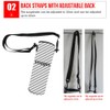 HUGS IDEA Insulated Neoprene Bottle Holder with Shoulder Strap, Fire