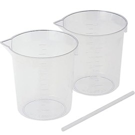 Mineshima TM-22 Beaker Set, 16.9 fl oz (500 ml), 2 Pieces, Hobby Tool
