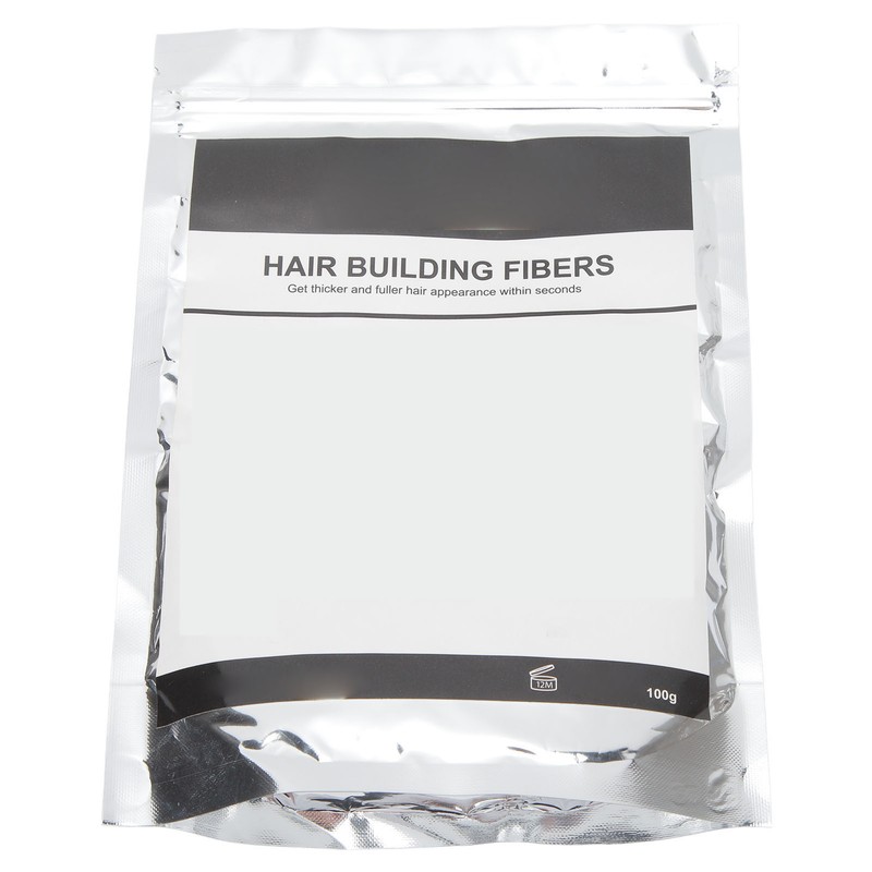 100g Hair Fiber Refill Black Refillable Hair Fiber Bag Rebuilding
