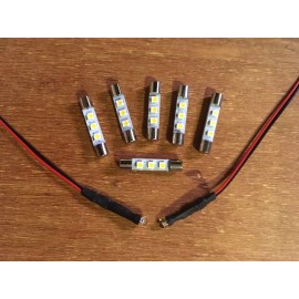 Pioneer LAMP KITS- SX-424 SX-434(8v COOL BLUE LEDs)VINTAGE RECEIVER  DIAL METER/Pioneer