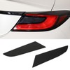 2PCS Tail Light Trim Cover Smoked Black Transparent Style Smooth