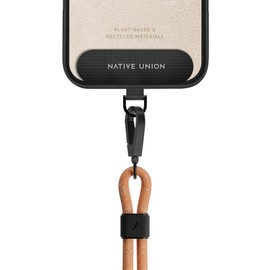Native Union City Sling – Adjustable & Detachable Universal Phone Strap – Compatible with Most Smartphones – Made with 100% Recycled Polyester (Apricot Crush)