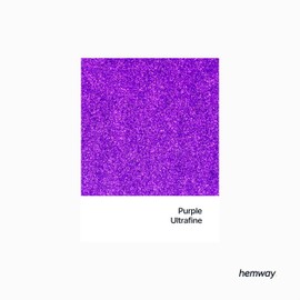 Hemway Bulk Glitter 425g / 15oz MEGA Craft Shaker Glitter for Nails, Resin, Tumblers, Arts, Crafts, Painting, Festival, Cosmetic, Body - Ultrafine (1/128" 0.008" 0.2mm) - Purple