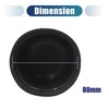 uxcell 2pcs 80mm Rubber Housing Seal Cap Dustproof Cover for
