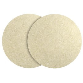 12" Polish Orbiter Pad 437.051 (2-Pack, White) fit for Oreck 550MC Orbiter Floor Machine .Fit Tile, Concrete, Vinyl Floors – Heavy-Duty Cleaning & Polishing