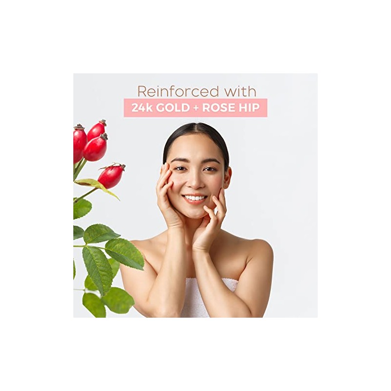 Skin Aesthetics Mascarilla exfoliante de oro rosa 200 ml