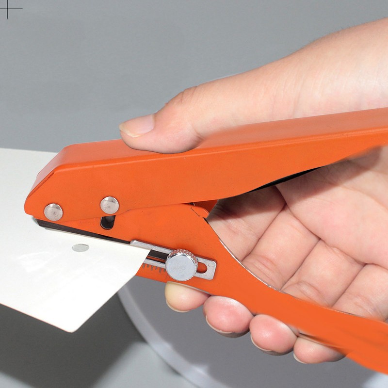 Single Hole Punch Heavy Duty Handheld Edge Banding Punching Pliers