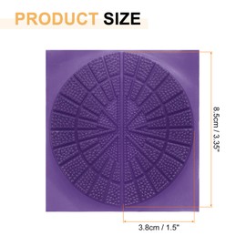 HARFINGTON 3 Pairs Sole Protector for Sneakers Non Slip Pad Heel Plates Repair for Men and Women, Purple