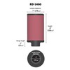K&N High-Flow Original Lifetime Universal Clamp-On Air Filter: High Performance,