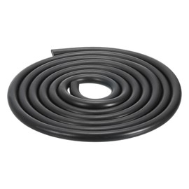 DTGN 10mm x 2meters(DXL) Nitrile Rubber Round Seal Strip - 1Pack - Good for DIY Furniture - Round Solid Weather Stripping - Black