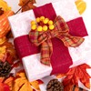 Whaline 8 Burlap Ribbon Roll - Assorted Fall Wired Wrapping,