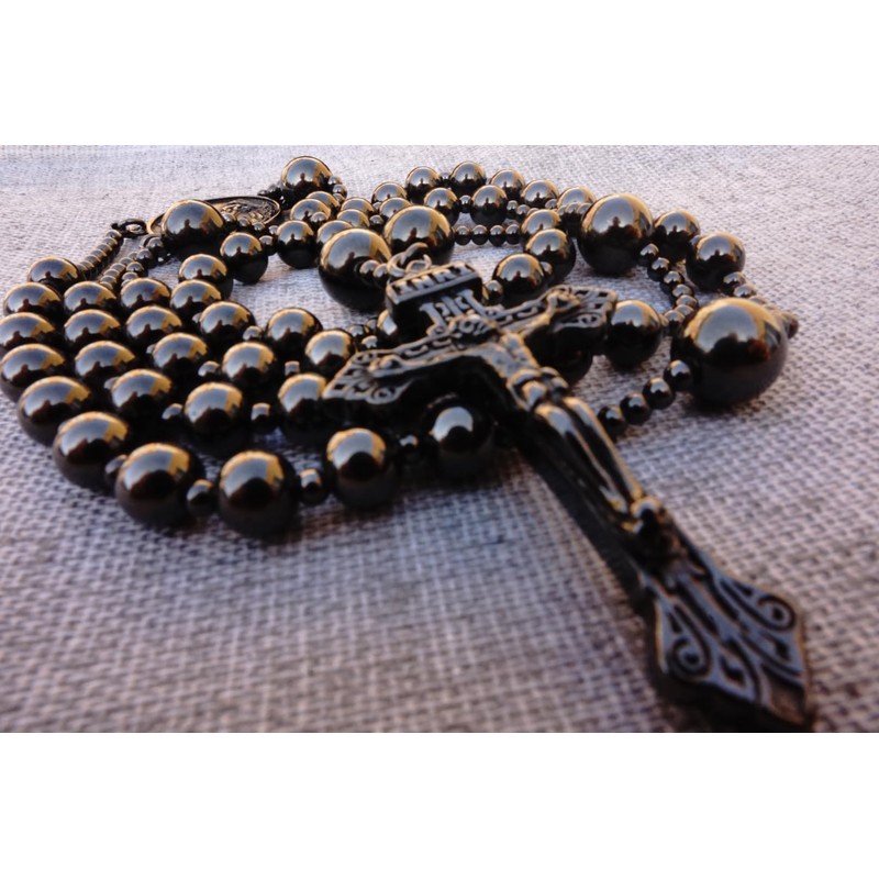 Sinai Rosaries Gun Metal World War I Seven Sorrow Original