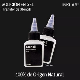 Inklab Stencil Solución En Gel Inklab 2 Piezas Para Tatuaje 40ml