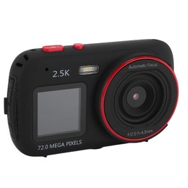 Digital Camera, HD 2.5K Vlogging Camera for YouTube, 72MP Camera with 16x Zoom, Compact Small Camera with 32GB Memory Card