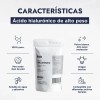 Ácido Hialurónico Puro 50g, Alto Peso M, Rinde 5l De
