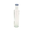 Kilner Round Dressing Bottle, Clear, 250 ml, White, Round Dressing