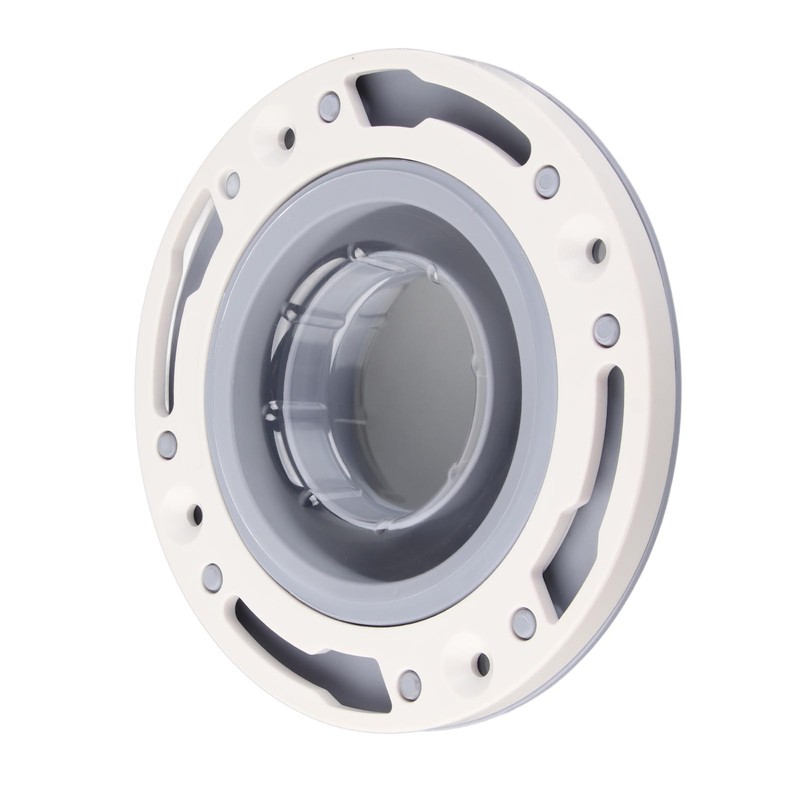 Toilet Flange Silicone and ABS Gray Universal Toilet Flange Replacement