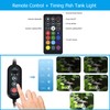 ​​​​​​​​​​​​​Submersible Aquarium Light,LED Aquarium Air Bubble Light,RGB Color Changing Brightness