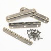 ITROLLE 4PCS 180 Degree Long Bronze Plated Piano Hinges Wooden