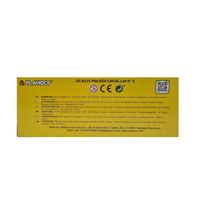 PLAYJOCS GT-8175 Motorcycle Police Local