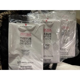 American Greetings 50 Sheets 20 in. x 20 White Tissue Paper Solid