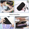 gmoiflv Large Capacity Black Spider Web Pencil Case with Zippers