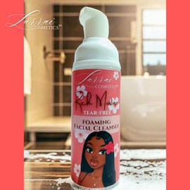 Larrai Cosmetics Foaming Facial Cleanser – Tear-Free | Rich Moisture, Sensitive Moisture, 3oz.