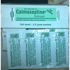 Calmoseptine Ointment Foil Packets 1/8 Oz 3.5G for Rashes and Irritated Skin - Case of 144