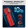 Spriak High Lumens LED Rechargeable Headlamp for Adults - Hard