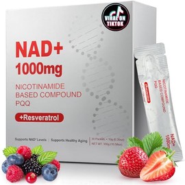 1000mg de Alta Potencia Líquido, Nicotinamida Ribósido y Resveratrol con PQQ, Aumenta la Energía Celular, Concentración y Envejecimiento Saludable - 3