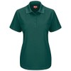 Red Kap Women's Short Sleeve Knit Performance Polo, Hunter Green,