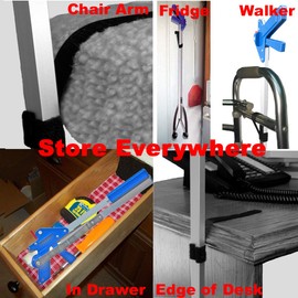 ArcMate 26" EZ Reacher Standard - Grabber Reacher with 5 lb. Pickup Capacity, 4.5" Wide Fingers, Heat Resistant Silicone Tips, and Aluminum Shaft - Grabber Tool for Elderly, Post Op, Accessibility