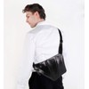 FANDAREPU Men's Body Bag, Crossbody Bag, Stylish, Multi-functional, Large Capacity,