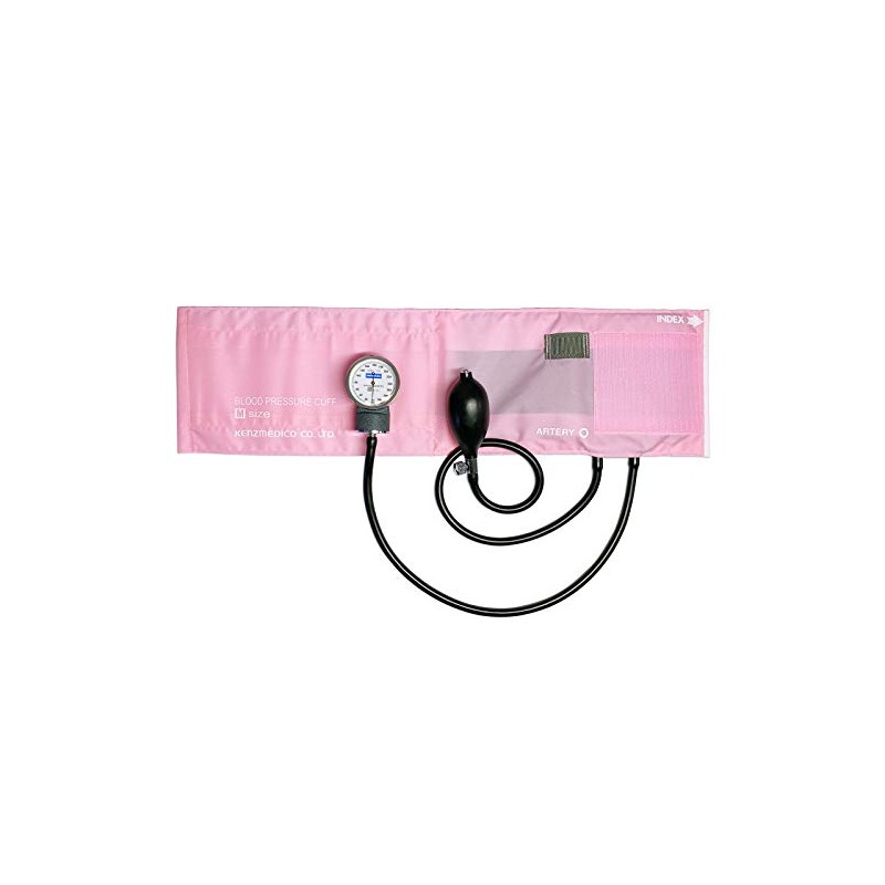 Kenz Medico Aneroid Sphygmomanometer No.500 Pink YAMASU