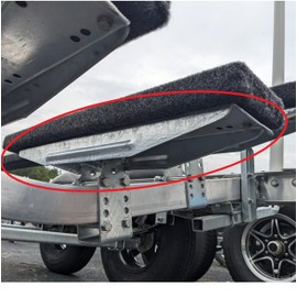 EZ Loader Boat Trailer 30" Bunk or Roller Mounting Bracket 250-022047-10