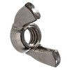 (Qty 50pcs) 3/8-16 Coarse Thread Wing/Thumb Nut Stainless Steel Nuts