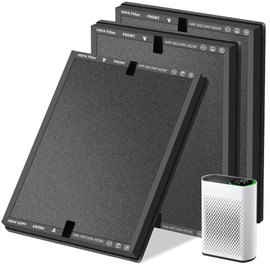 HAP602 Replacement Filter for ECOSELF HAP602/HAP602WF Air Purifier,3 in 1 High-Efficient H13 True HEPA with Acticated Carbon Filtration for Home,3 Pack