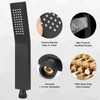NearMoon Brass HandHeld Shower Head, Luxury High Pressure Shower Kit